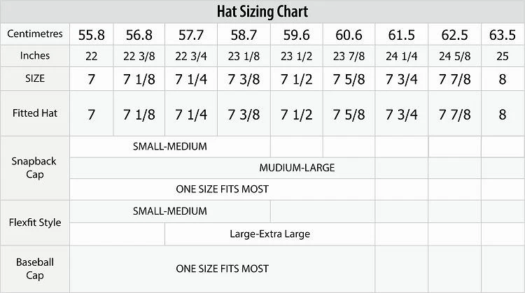 9 sizechart