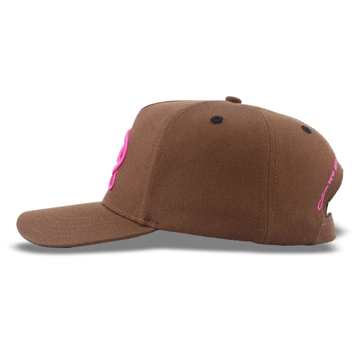 Brown Serpentine Icon Embroidery Baseball Cap