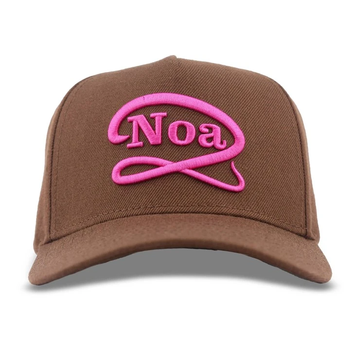 Brown Serpentine Icon Embroidery Baseball Cap