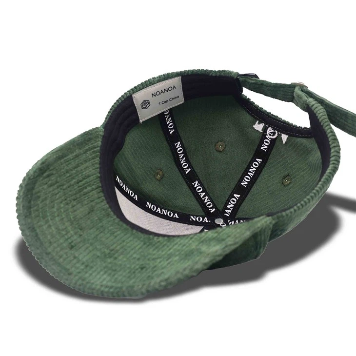 Green Corduroy Dad Hat